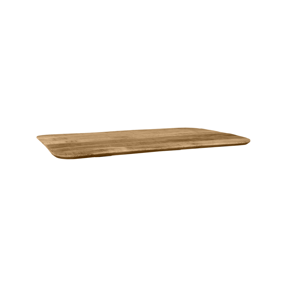 Eetkamertafel I_Tafelblad Rechthoek - Naturel - Mangohout - Industrieel - LABEL51