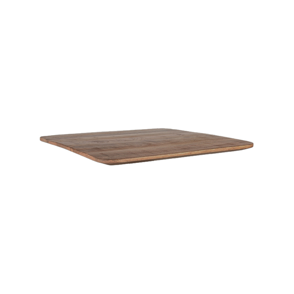 Eetkamertafel I_Tafelblad Sloppy Edge - Nature Smooth - BRUIN - Mangohout - Industrieel - LABEL51