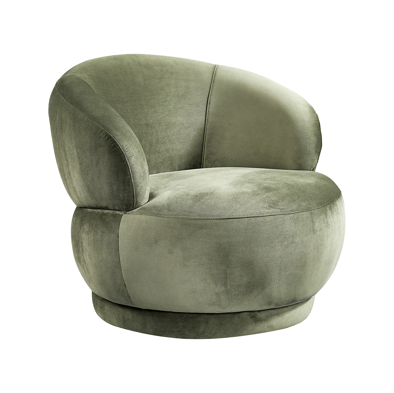 Fauteuil I_Lobby - Zonder armleuning - Hunter - GROEN - Fluweel - Industrieel - LABEL51
