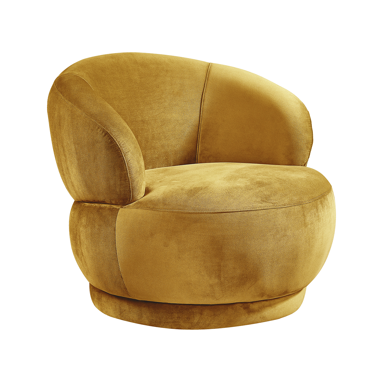 Fauteuil I_Lobby - Zonder armleuning - Oker - GEEL - - LABEL51