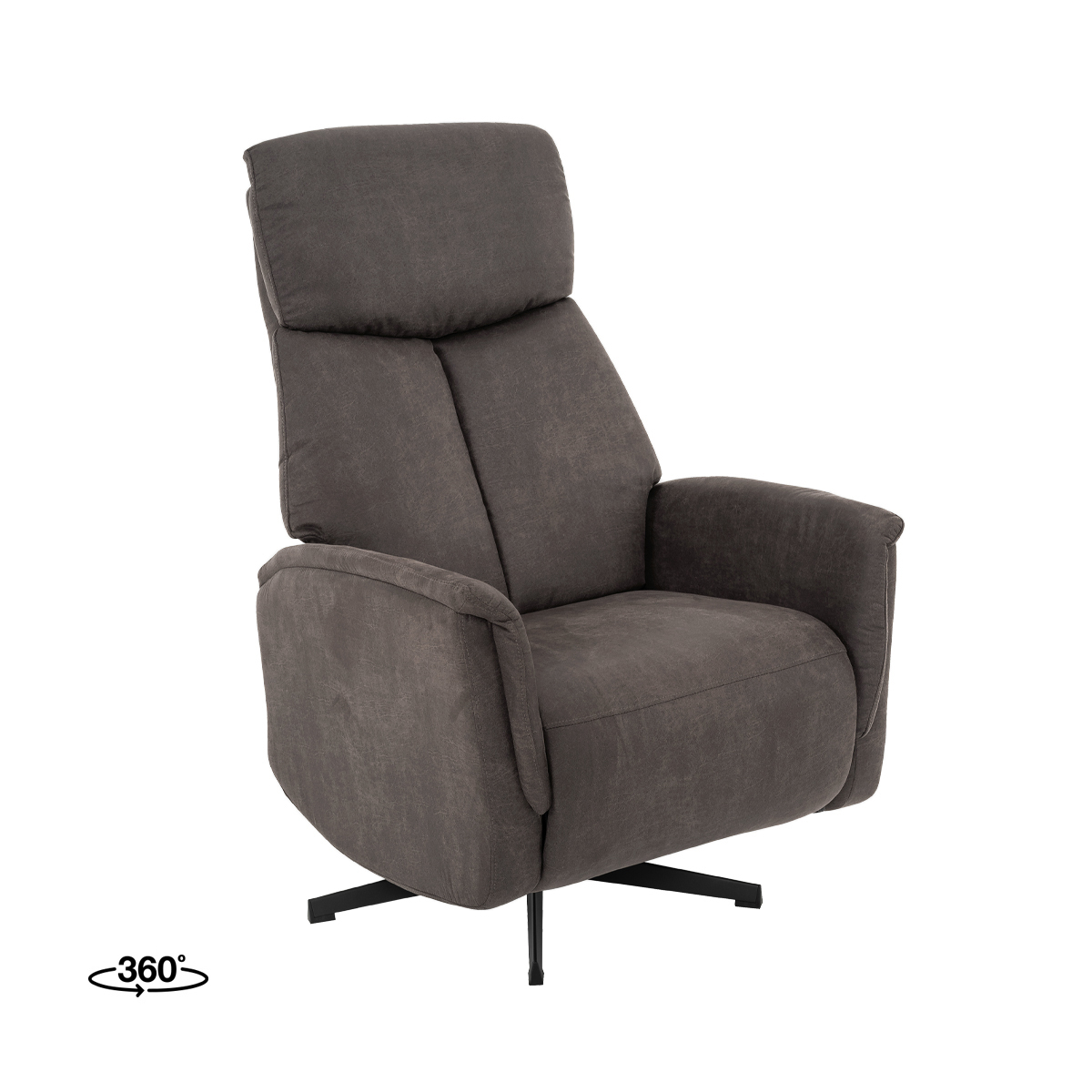I_Helsinki - Relaxfauteuil - Antraciet - GRIJS - - Modern - LABEL51