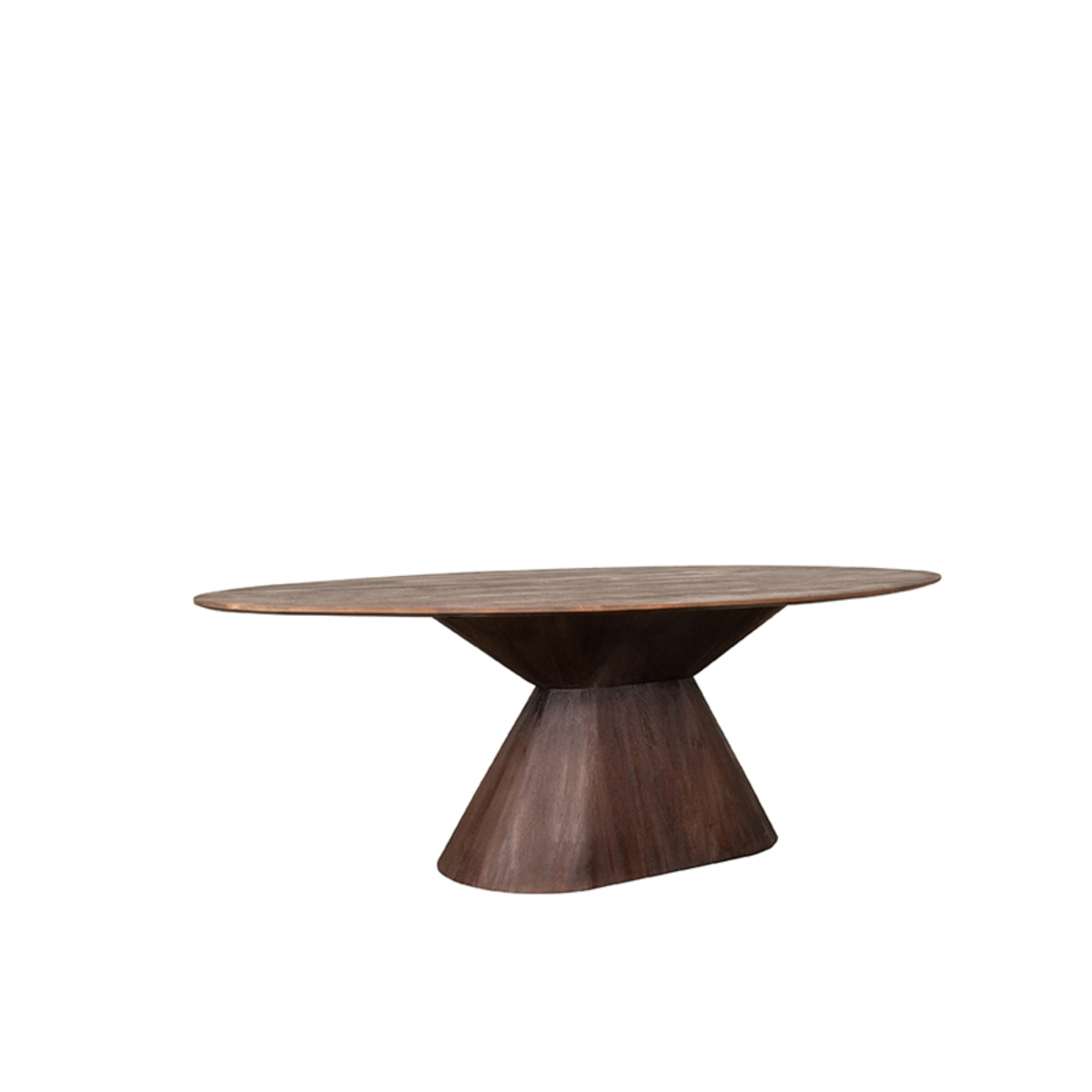 Eetkamertafel I_Jagger - Espresso - BRUIN - Mangohout - Minimalistisch - LABEL51