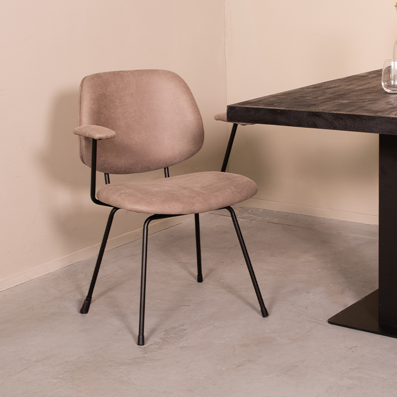 I_Rivano - Taupe - Bruin - Micro Suede - Modern - LABEL51