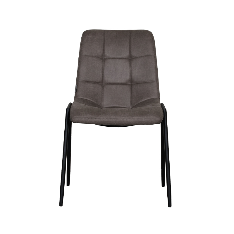 Eetkamerstoel I_Noor - Zonder armleuning - Taupe - BRUIN - - Modern - LABEL51