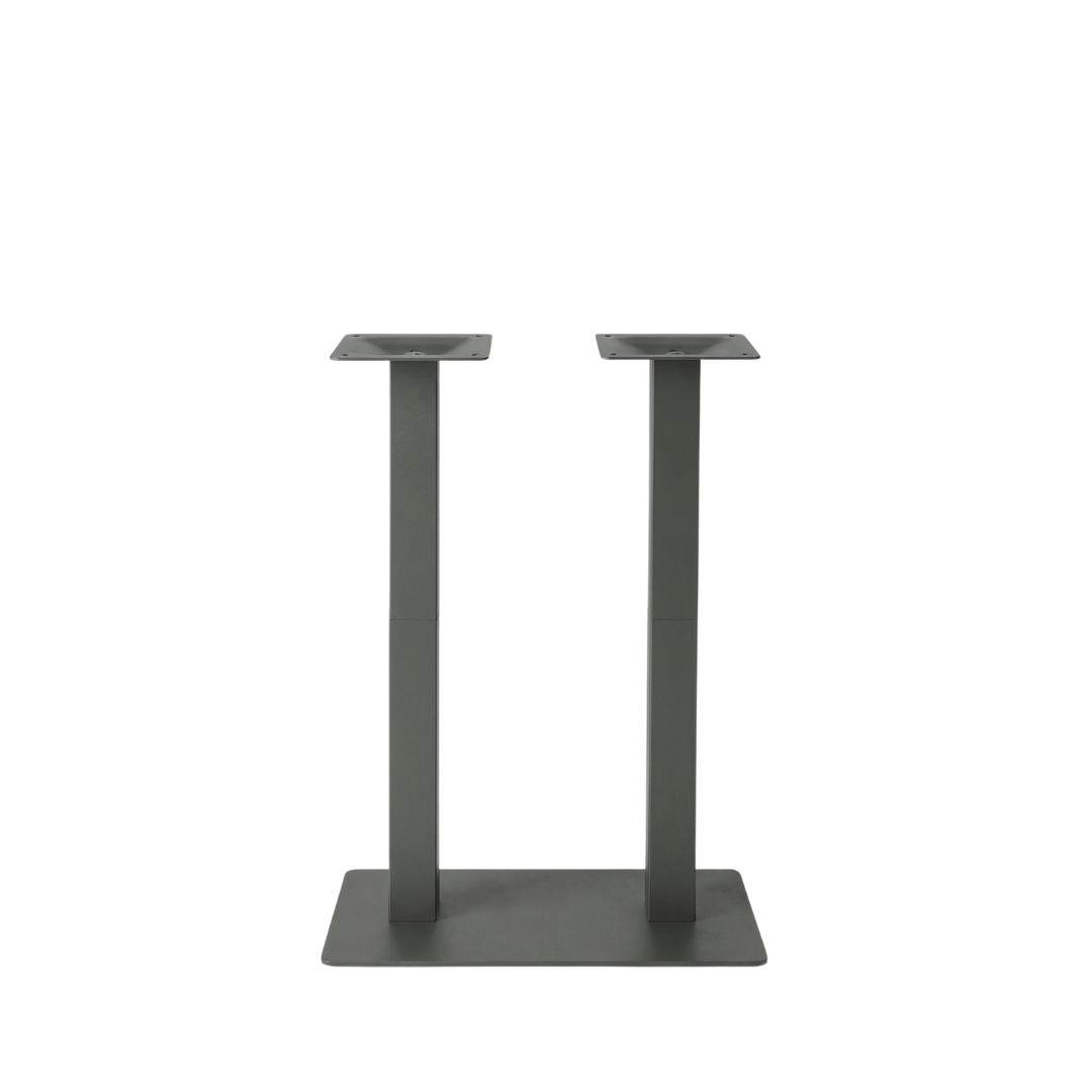 Eetkamertafel I_Tafelpoot Dubbel - Hunter - Groen - Metaal - LABEL51