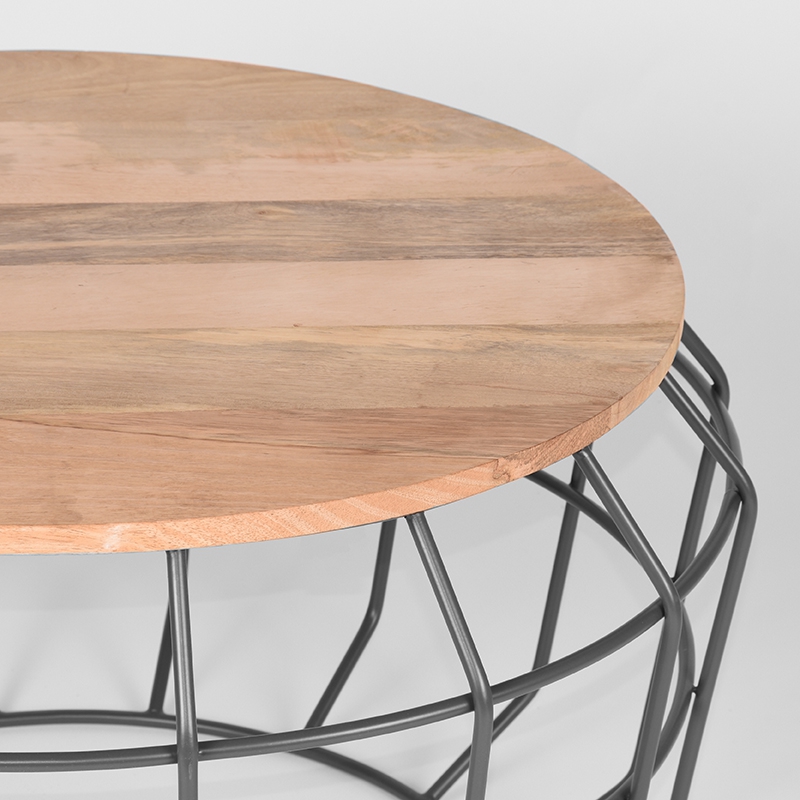 LABEL51 Salontafel Pixel - Antraciet - Metaal - XL