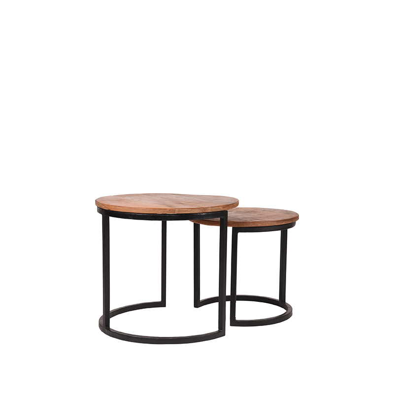 LABEL51 Salontafel Set Duo - Rough - Hout