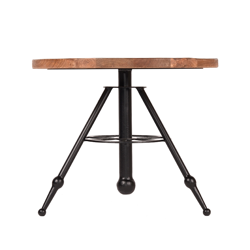 LABEL51 Salontafel Solid - Rough - Mangohout - Rond - 60 cm