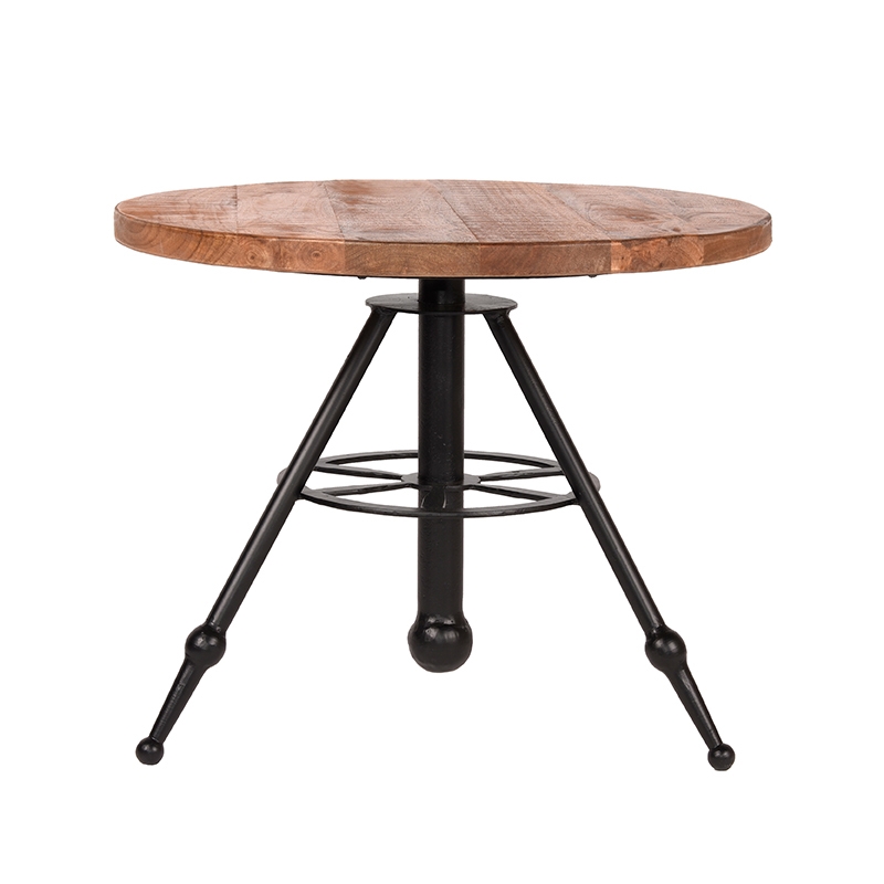 LABEL51 Salontafel Solid - Rough - Mangohout - Rond - 60 cm