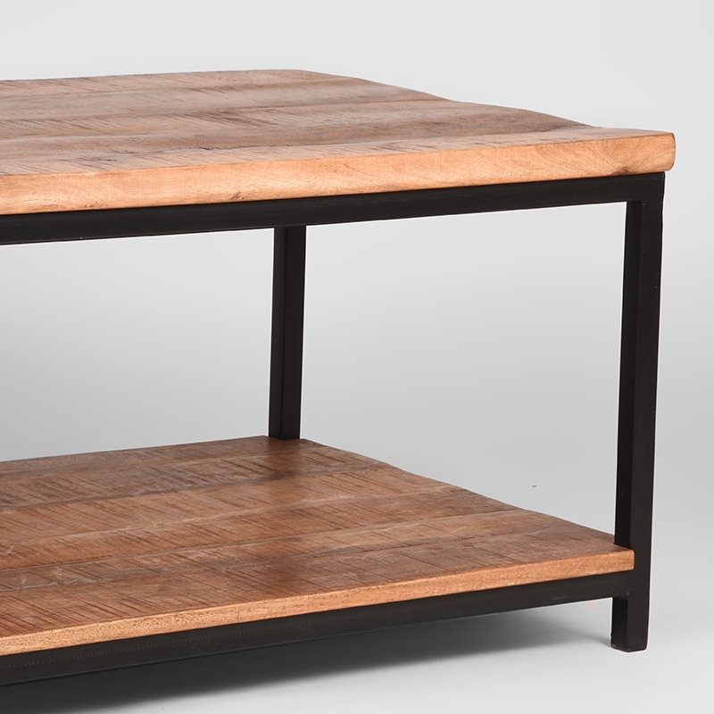 LABEL51 Salontafel Vintage - Rough - Mangohout - 90x60 cm