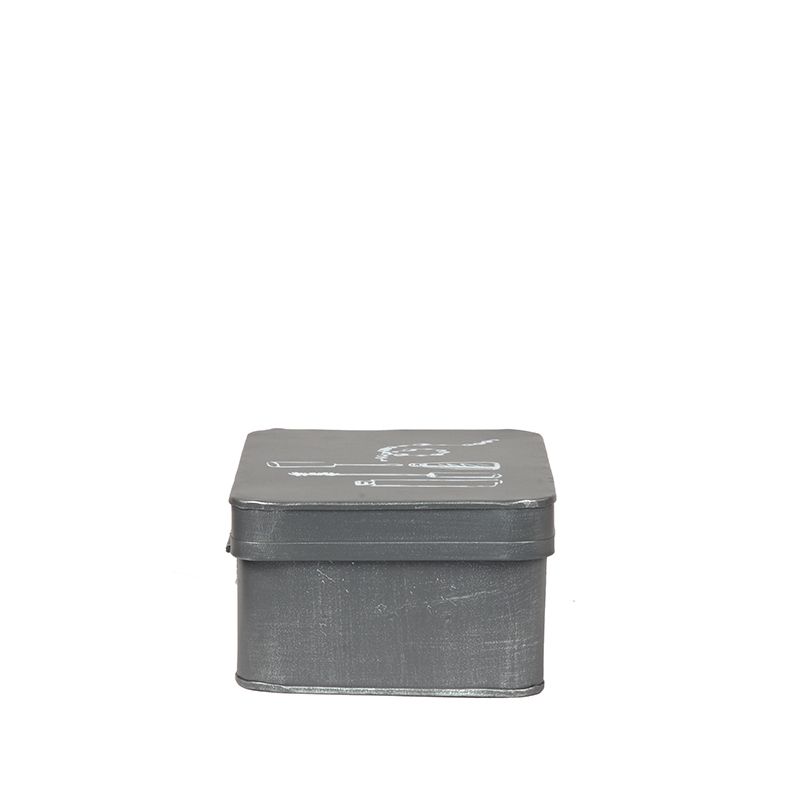 LABEL51 Make-Up opbergkist - Grijs - Metaal