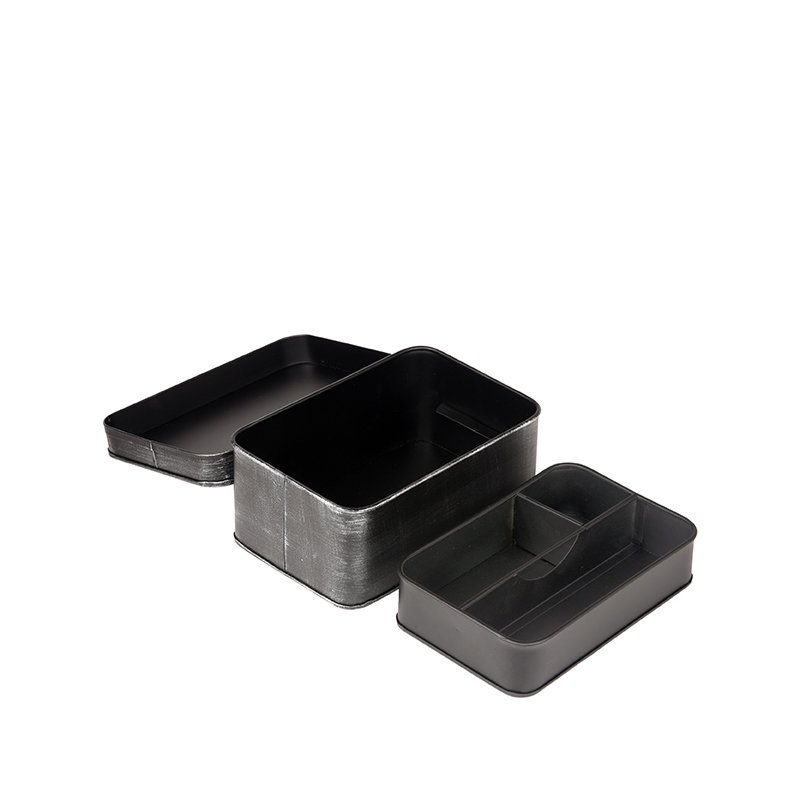 LABEL51 Make-Up opbergkist - Zwart - Metaal