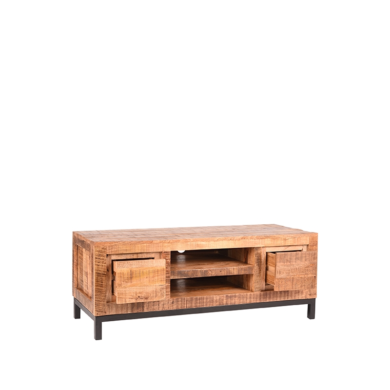 LABEL51 Tv-meubel Ghent - Rough - Mangohout - 120 cm