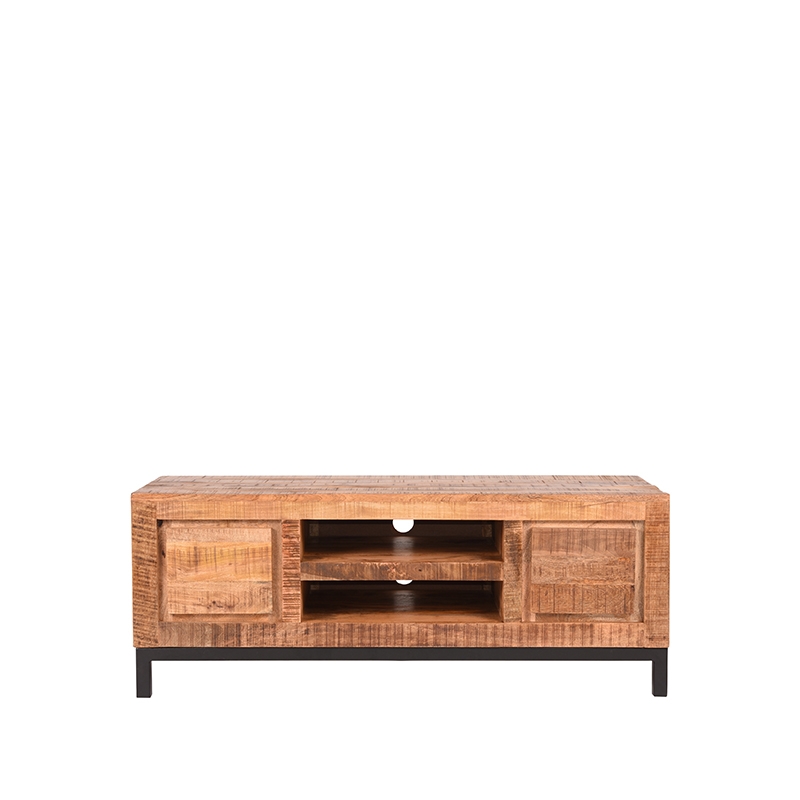 LABEL51 Tv-meubel Ghent - Rough - Mangohout - 120 cm