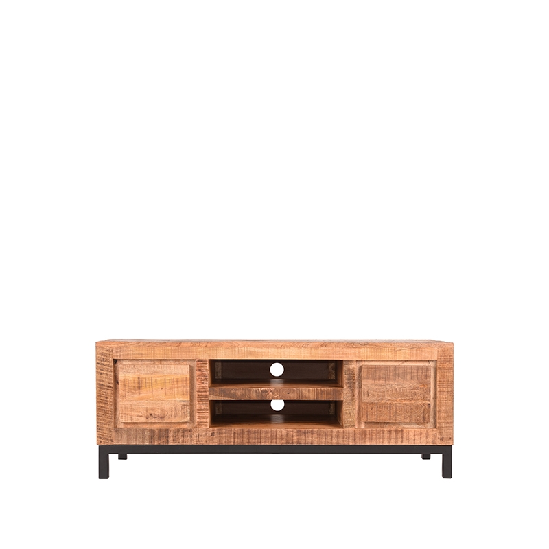 LABEL51 Tv-meubel Ghent - Rough - Mangohout - 120 cm