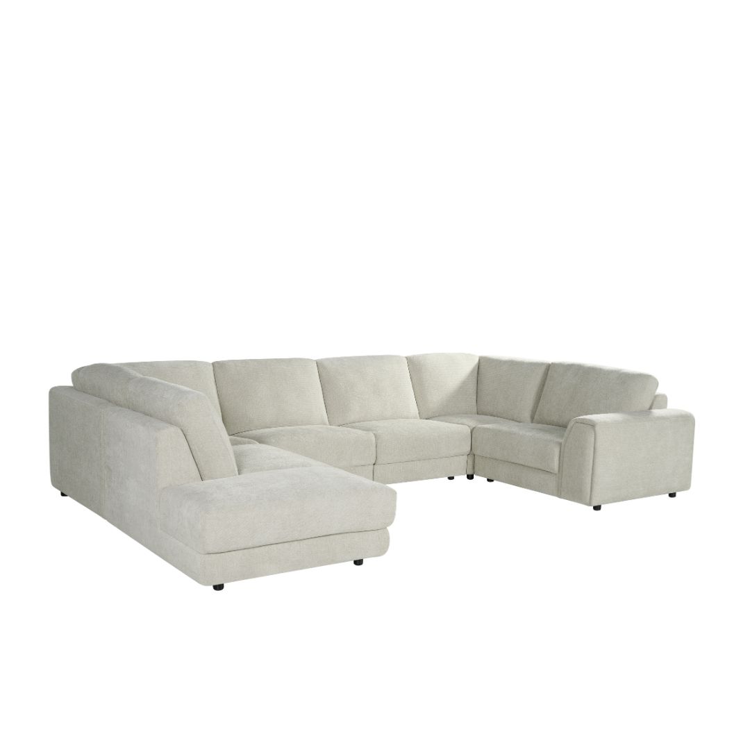 Hoekbank Tivoli - U-bank - Naturel Beige - Elite - Design - LABEL51