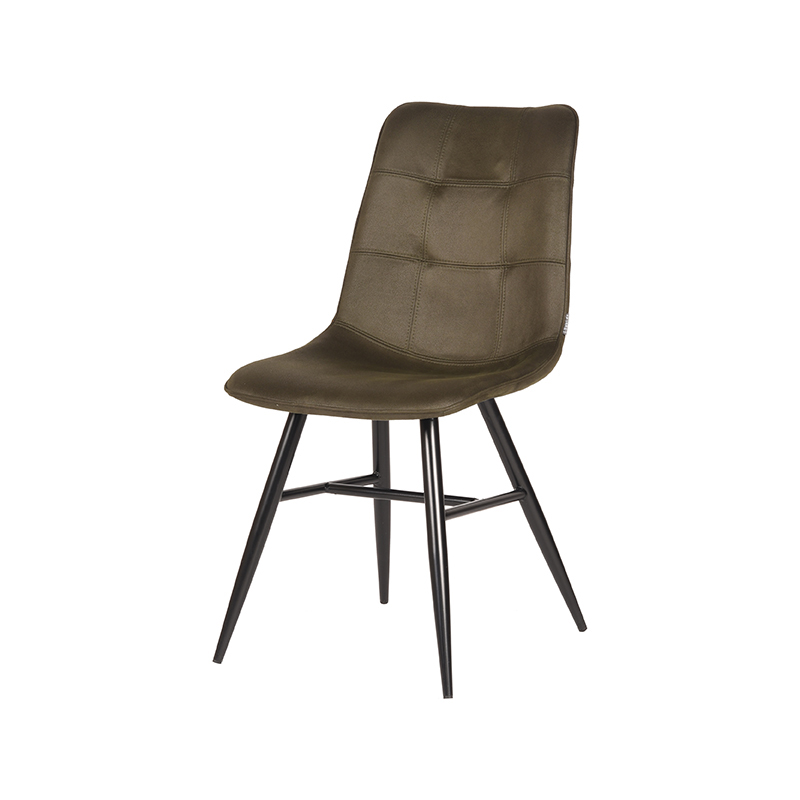 LABEL51 Eetkamerstoel Otis - Army green - Stof