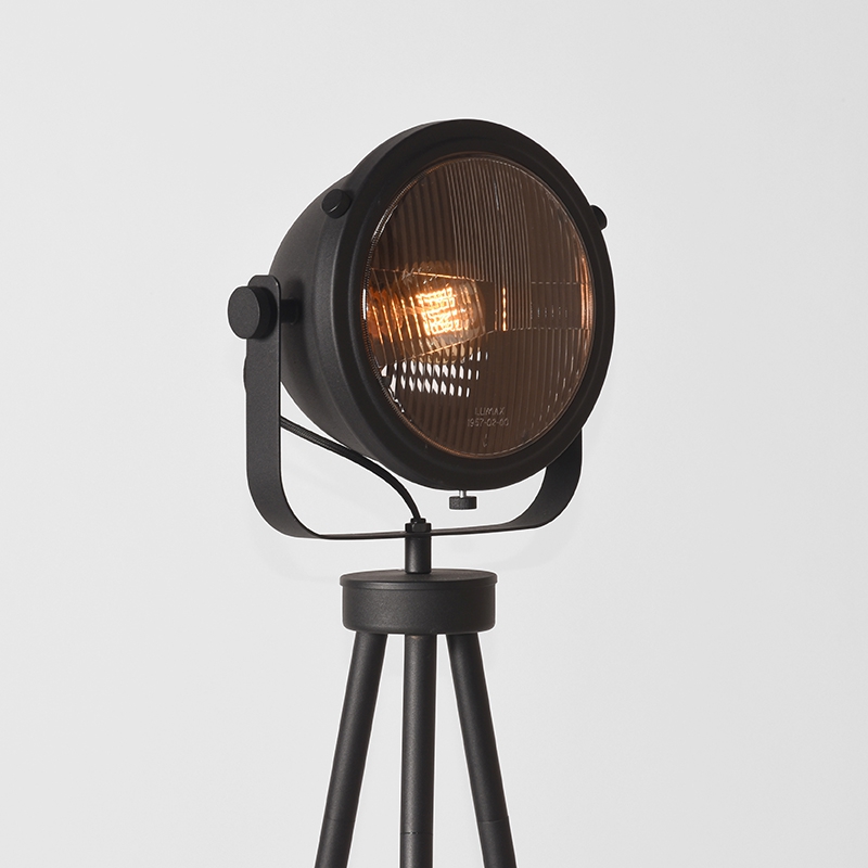 LABEL51 Vloerlamp Tuk-Tuk - Zwart - Metaal