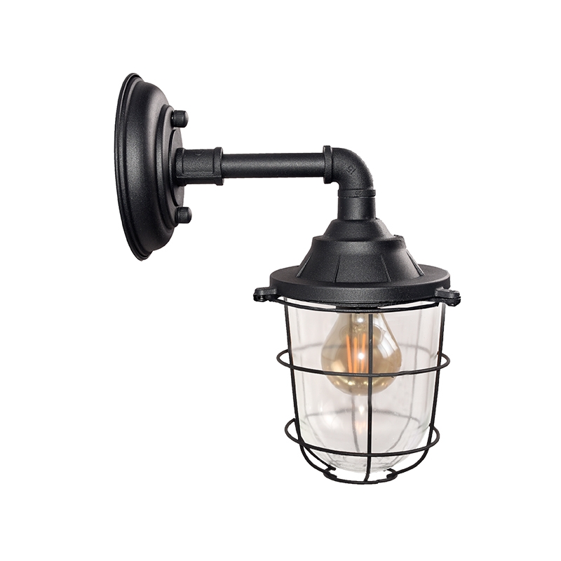 LABEL51 Wandlamp Seal - Zwart - Metaal