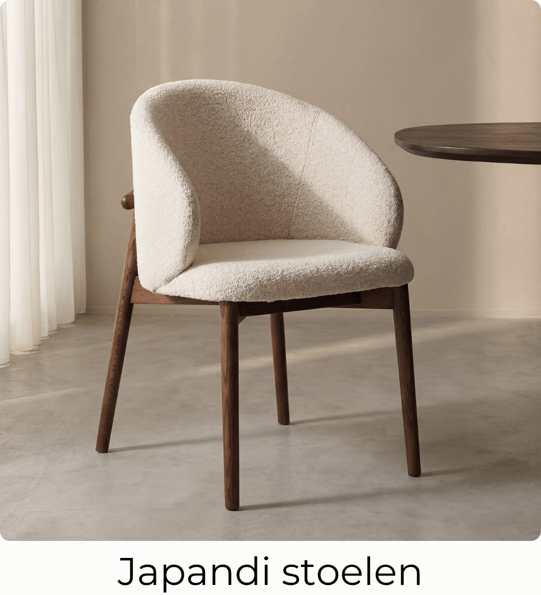 Bank Finalo japandi-stoelen